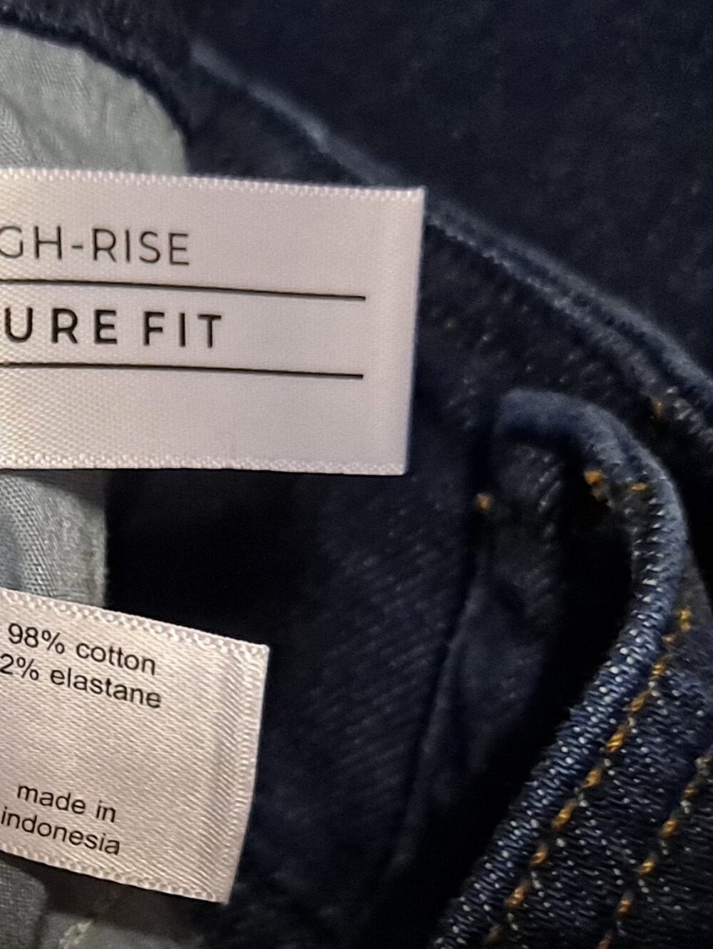 Lane Bryant Women's Wide Leg Jeans - Dark Blue Sz 20 - Picture 6 of 8